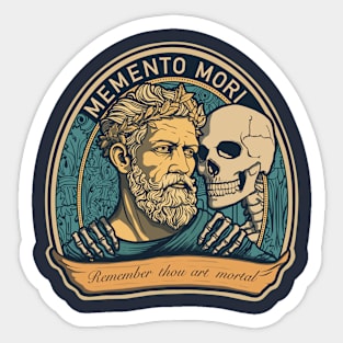 Memento Mori Sticker